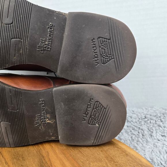 Allen Edmonds Mens 10.5E Ellsworth Brown Cap Toe Office Oxford Dress Shoe 3968 - Picture 10 of 12